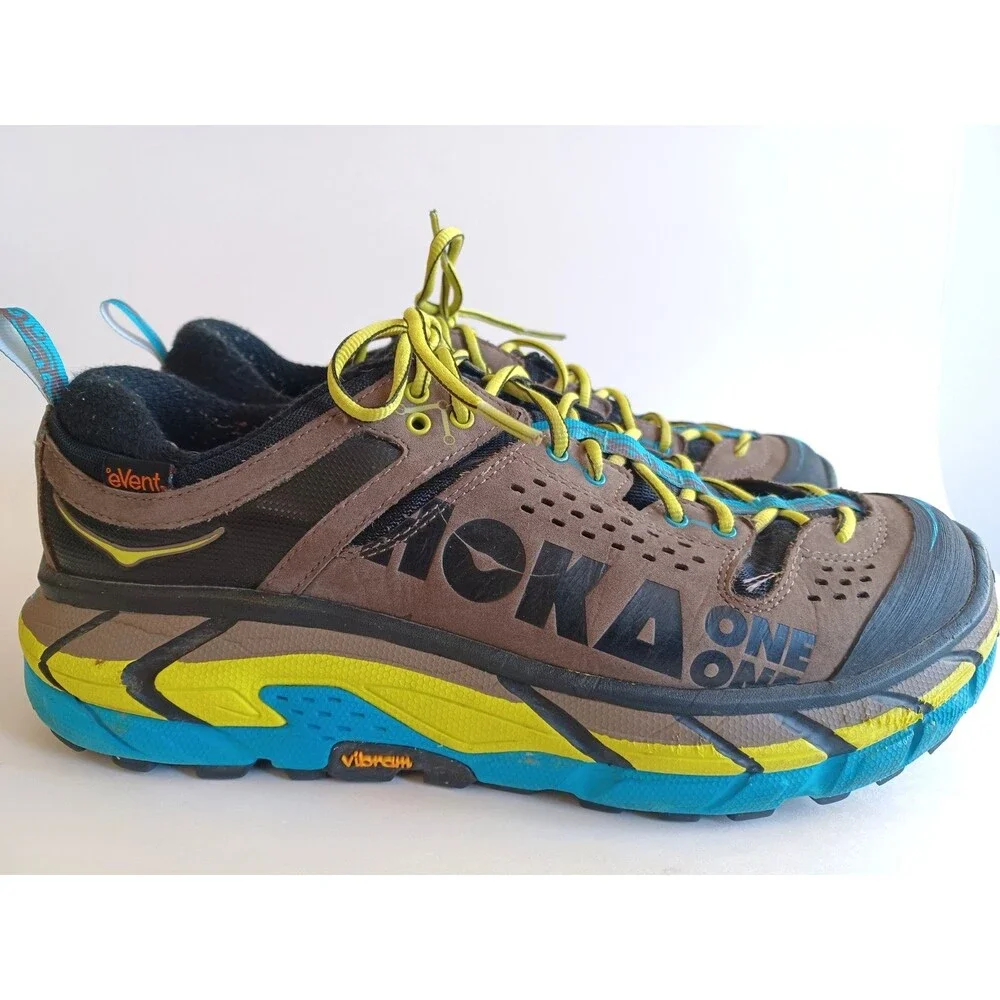 Hoka One One‎ Tor Ultra Low WP Gray 10.5 Trail Running Hiking Camping Gore Tex